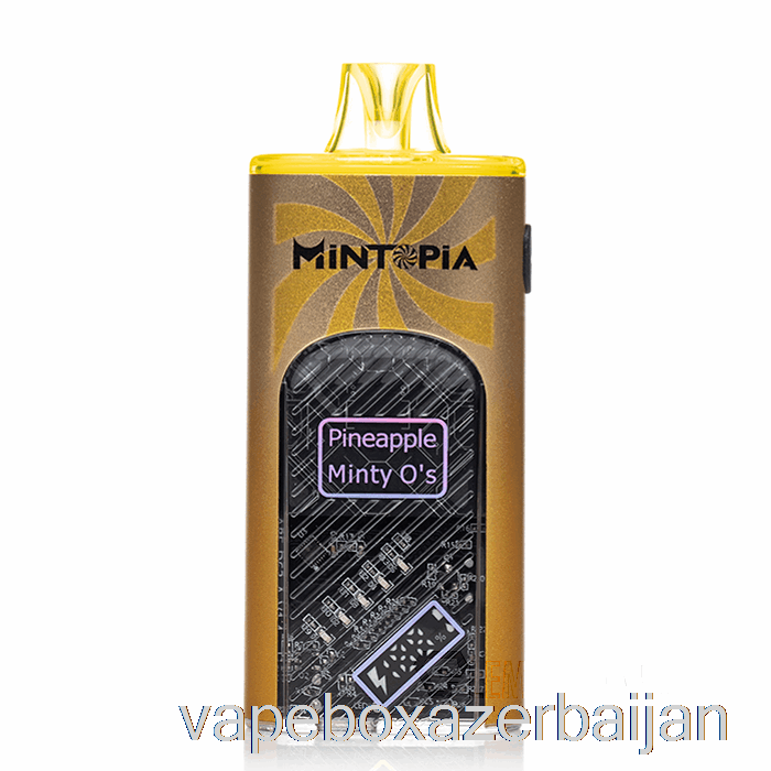 Vape Azerbaijan Mintopia Turbo 9000 Disposable Pineapple Minty O's